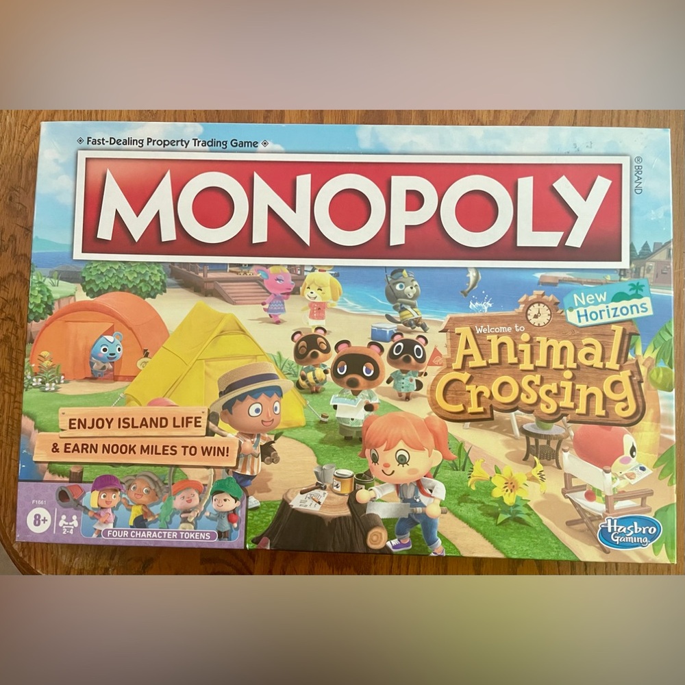 Hasbro Gaming Monopoly Animal Crossing: New Horizons Edition Board Game NEW